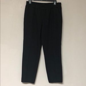 Flannel elastic waist pants